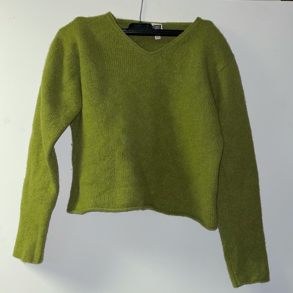 Green y2k Sweater - Picture 1 of 3